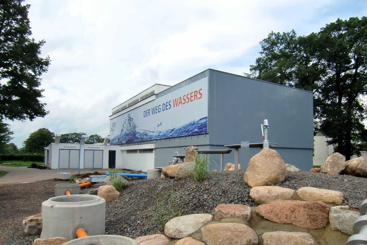 Außenansicht Wasserwerk Annenheide