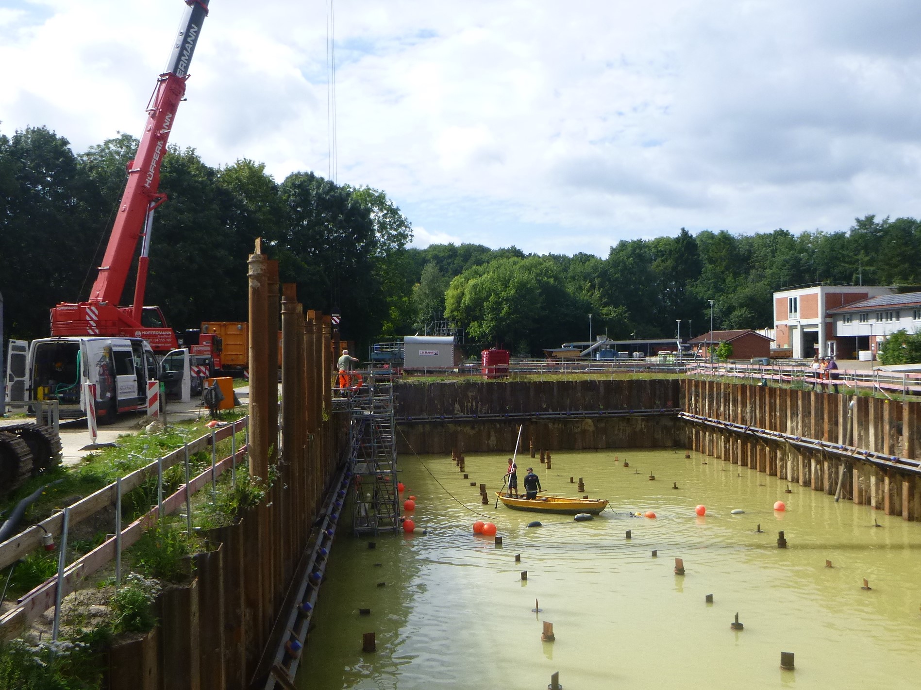 Bild des Klärbeckens