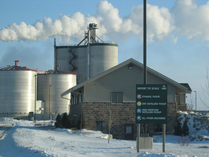 Ethanol Schlempeverwertung in einer Biogasanlage